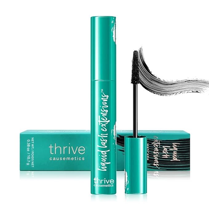 Thrive Mascar a Liquid Lash Extensions, Mascara Liquid for Lash Extensions Mascara-Brynn Thick and slender (Rich Black 10.7g 0.38 OZ）